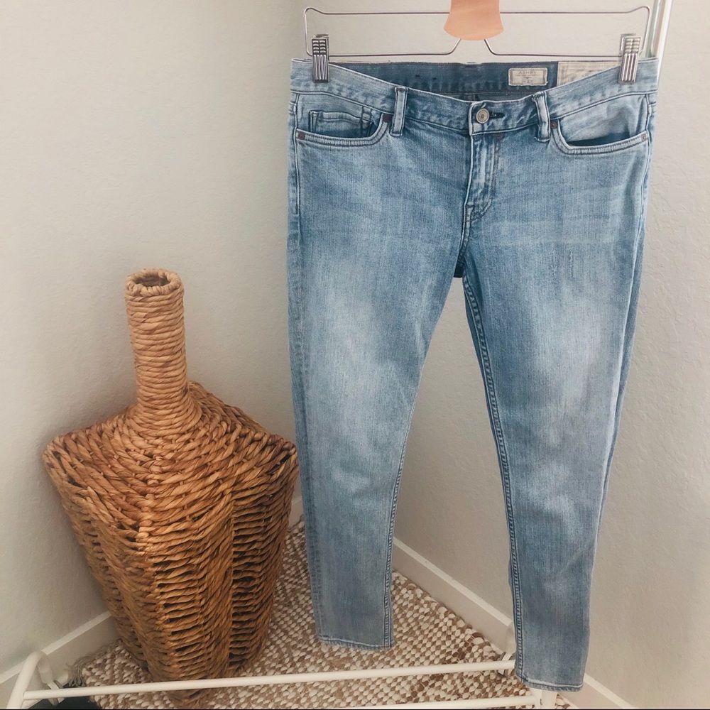ALLSAINTS ASHBY Low Rise Skinny Fit Jeans Size 27 - Picture 2 of 6